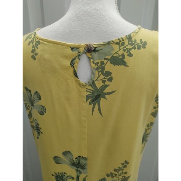 Kylani Bay Dress Maxi Floral 100% Silk Sz 12 - Picture 4 of 5